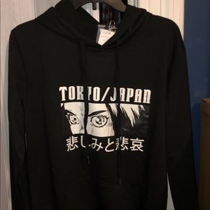 Romwe black hoodie